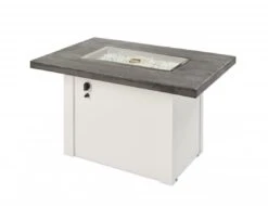 44" Stone Grey Havenwood Rectangular Gas Fire Pit Table With White Base 11 44" Stone Grey Havenwood Rectangular Gas Fire Pit Table With White Base -Dimplex Shop 3 503
