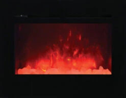 30" Amantii Zero Clearance Electric Unit W/ Black Glass Surrounding -Dimplex Shop 3. 35