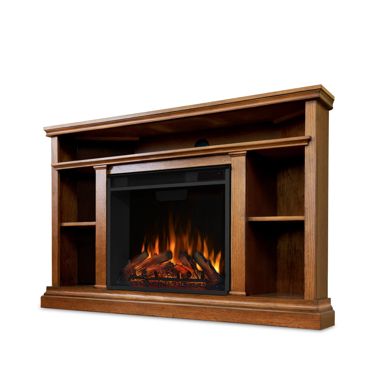 50.75" Churchill Oak Entertainment Center Corner Electric Fireplace 3 50.75" Churchill Oak Entertainment Center Corner Electric Fireplace - Image 3