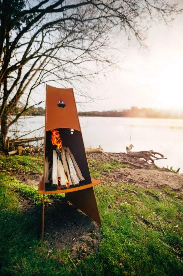 48" Vesuvius Outdoor Fire Pit 4 48" Vesuvius Outdoor Fire Pit - Image 4