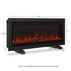 49” Wall Mounted/Recessed Electric Fireplace 23 49” Wall Mounted/Recessed Electric Fireplace -Dimplex Shop 4 229