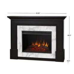 61.25" Merced Black Electric Fireplace 10 61.25" Merced Black Electric Fireplace -Dimplex Shop 4 261