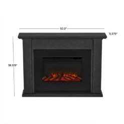 52" Tejon Slim Gray Electric Fireplace -Dimplex Shop 4 352