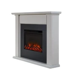 52" Tejon Slim Bone White Electric Fireplace -Dimplex Shop 4 353