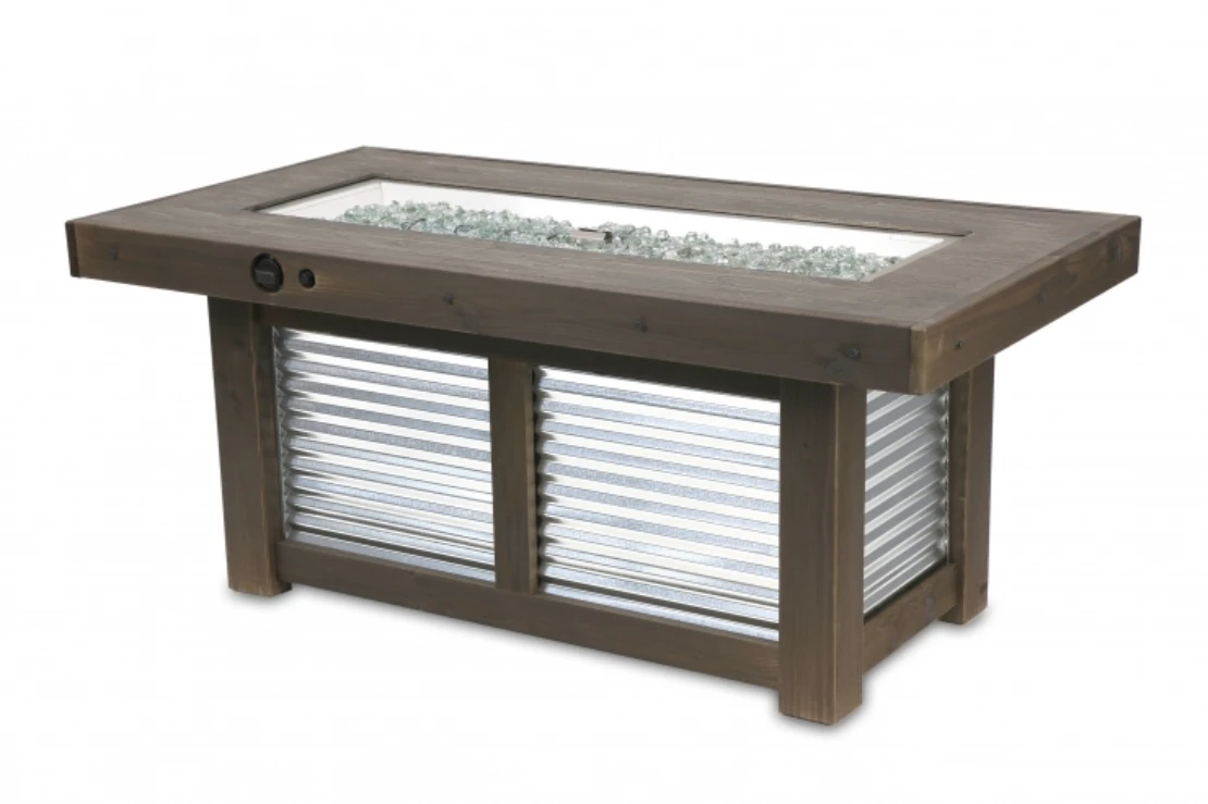 57" Denali Brew Linear Gas Fire Pit Table 4 57" Denali Brew Linear Gas Fire Pit Table - Image 4