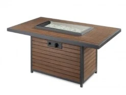 50" Kenwood Rectangular Chat Height Gas Fire Pit Table -Dimplex Shop 4 377