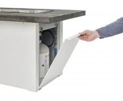 44" Stone Grey Havenwood Rectangular Gas Fire Pit Table With White Base 12 44" Stone Grey Havenwood Rectangular Gas Fire Pit Table With White Base -Dimplex Shop 4 380