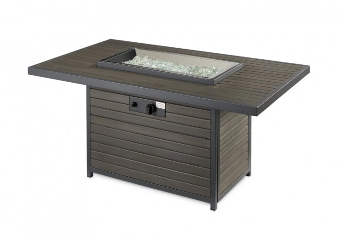 50" Brooks Rectangular Gas Fire Pit Table 4 50" Brooks Rectangular Gas Fire Pit Table - Image 4