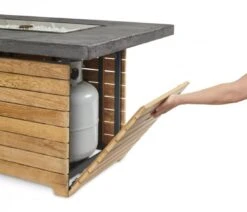 44" Darien Rectangular Gas Fire Pit Table With Everblend Top -Dimplex Shop 4 382