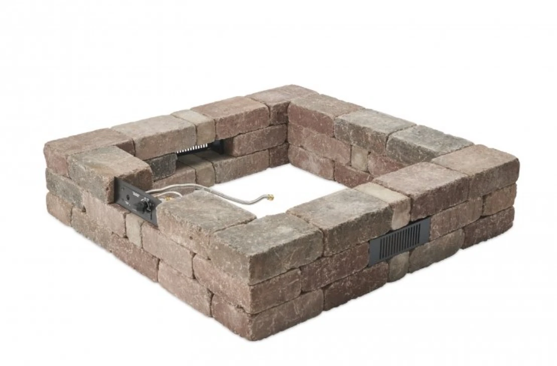 Bronson Block Square DIY Gas Fire Pit Kit 4 Bronson Block Square DIY Gas Fire Pit Kit - Image 4