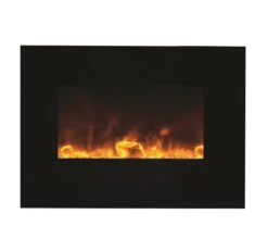 26" Amantii Flush Mount Electric Fireplace W/ Black Glass Surrounding 10 26" Amantii Flush Mount Electric Fireplace W/ Black Glass Surrounding -Dimplex Shop 4. 15