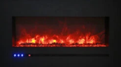 34" Sierra Flush Wall Mount Electric Fireplace W/ Steel Surrounding With Clear Media 23 34" Sierra Flush Wall Mount Electric Fireplace W/ Steel Surrounding With Clear Media -Dimplex Shop 4. 23