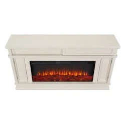 60" Torrey Bone White Electric Fireplace 9 60" Torrey Bone White Electric Fireplace -Dimplex Shop 4020E BNE Top