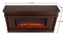 60" Torrey Dark Walnut Electric Fireplace -Dimplex Shop 4020E DW DIMS