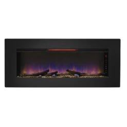 46.6" Felicity Elite Wall-Hanging Electric Fireplace 9 46.6" Felicity Elite Wall-Hanging Electric Fireplace -Dimplex Shop 47II100GRG Front20view Product20shot D ash blue20flame