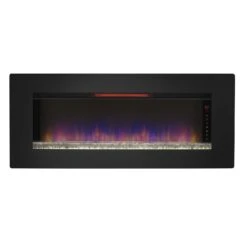 46.6" Felicity Elite Wall-Hanging Electric Fireplace 11 46.6" Felicity Elite Wall-Hanging Electric Fireplace -Dimplex Shop 47II100GRG Front20view Product20shot F ston blue20flame