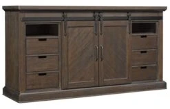 64" Southgate Antique Coffee Infrared Media Electric Fireplace -Dimplex Shop 5 10