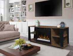 59" Dimplex Arlo Media Console Electric Fireplace With Glass Ember Bed -Dimplex Shop 5 147