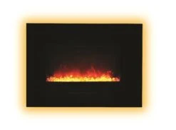 26" Amantii Flush Mount Electric Fireplace W/ Black Glass Surrounding 11 26" Amantii Flush Mount Electric Fireplace W/ Black Glass Surrounding -Dimplex Shop 5 166