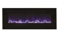 48" Amantii Flush Mount Electric Fireplace W/ Black Glass Surrounding 13 48" Amantii Flush Mount Electric Fireplace W/ Black Glass Surrounding -Dimplex Shop 5 167