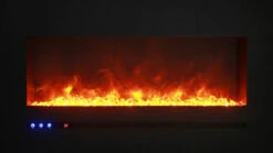 34" Sierra Flush Wall Mount Electric Fireplace W/ Steel Surrounding With Clear Media 24 34" Sierra Flush Wall Mount Electric Fireplace W/ Steel Surrounding With Clear Media -Dimplex Shop 5 172