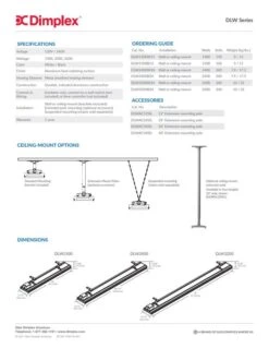 Dimplex 36" Black Outdoor/Indoor Radiant Heater 17 Dimplex 36" Black Outdoor/Indoor Radiant Heater -Dimplex Shop 5 189