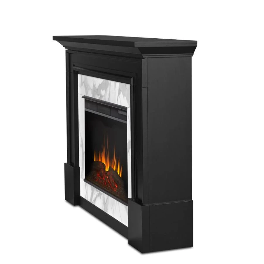 61.25" Merced Black Electric Fireplace 5 61.25" Merced Black Electric Fireplace - Image 5