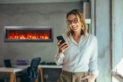 74" Symmetry Bespoke Smart Indoor / Outdoor Electric Fireplace 28 74" Symmetry Bespoke Smart Indoor / Outdoor Electric Fireplace -Dimplex Shop 5 241 2