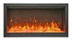 50" Symmetry Xtra Tall Smart Electric Indoor / Outdoor WiFi Enabled Fireplace