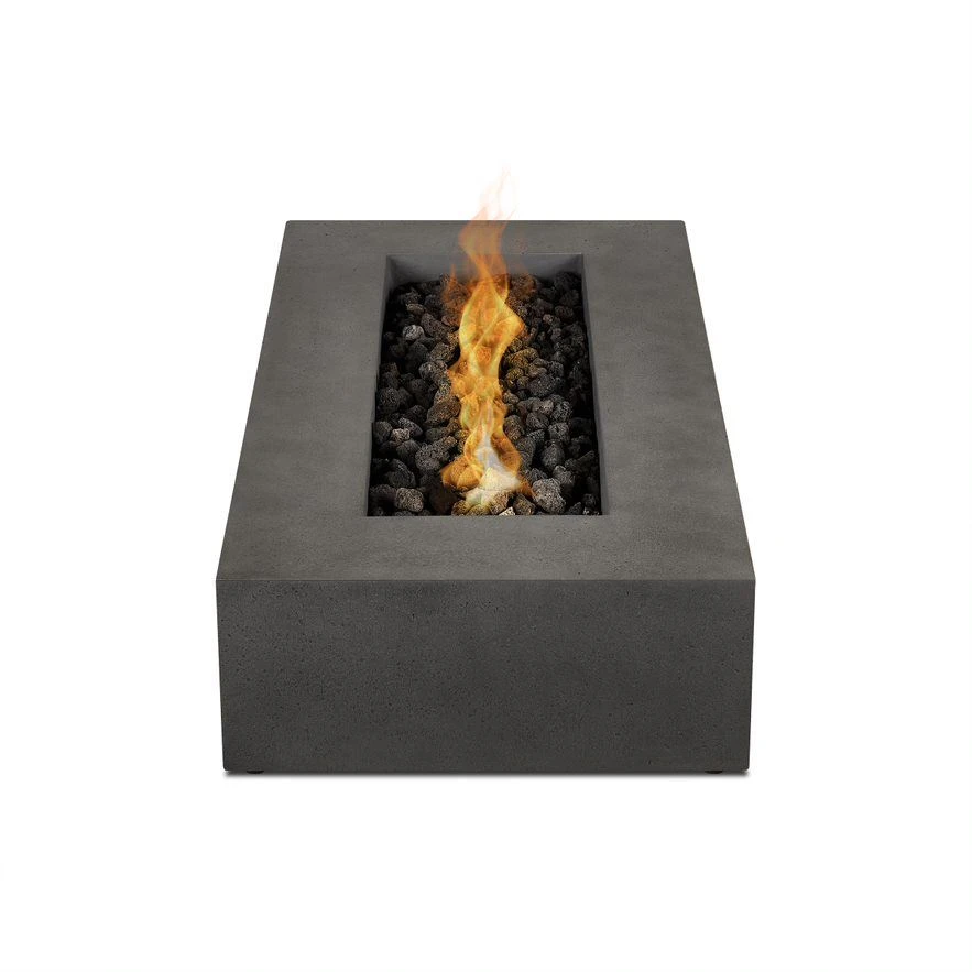 56" Beaumont Rectangle Propane Fire Table In Carbon 5 56" Beaumont Rectangle Propane Fire Table In Carbon - Image 5
