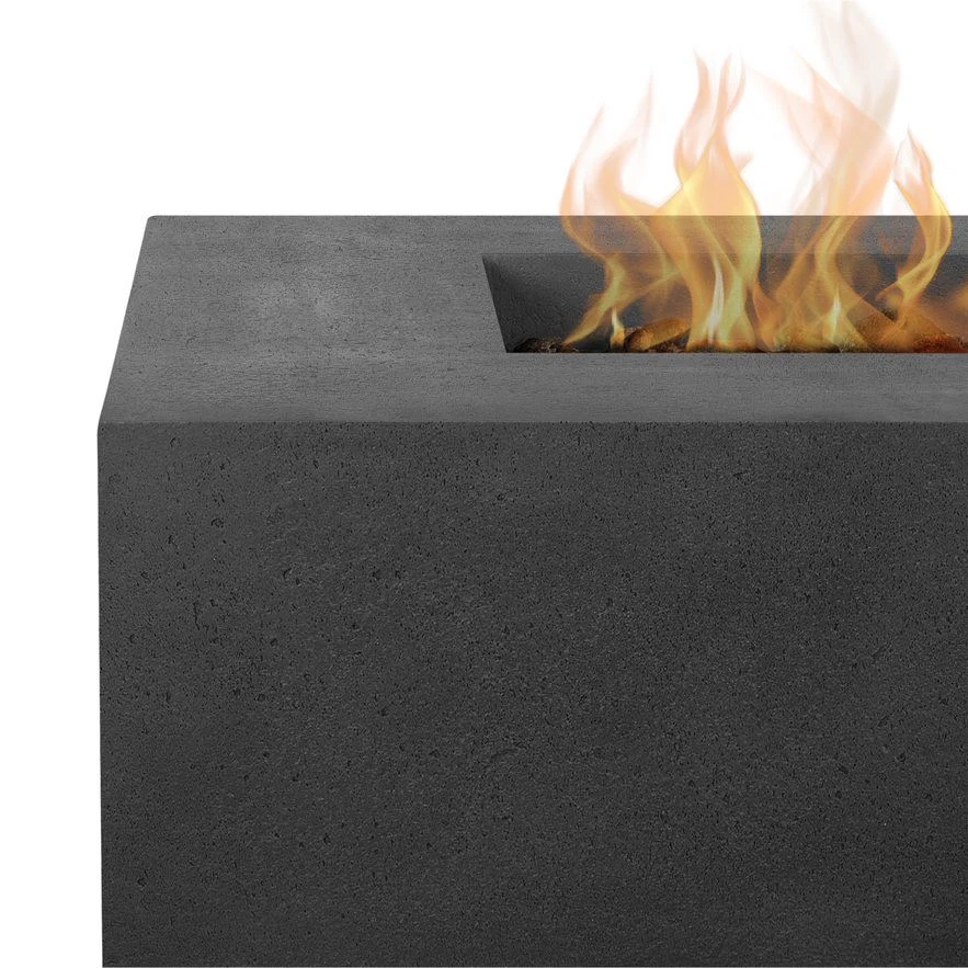 42" Beaumont Square Propane Fire Table In Carbon 5 42" Beaumont Square Propane Fire Table In Carbon - Image 5