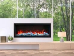 100" Symmetry Xtra Tall Smart Electric Indoor / Outdoor WiFi Enabled Fireplace -Dimplex Shop 5 315
