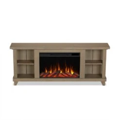58" Penrose Driftwood Entertainment Center Electric Fireplace -Dimplex Shop 5 322