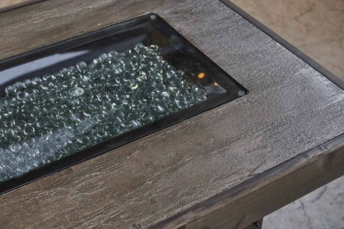 57" Denali Brew Linear Gas Fire Pit Table 5 57" Denali Brew Linear Gas Fire Pit Table - Image 5