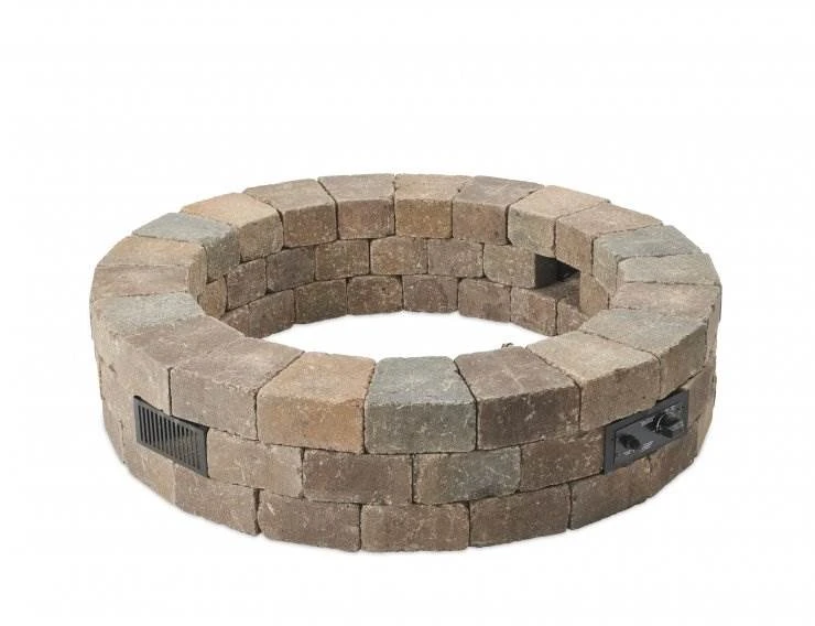 Bronson Block Round DIY Gas Fire Pit Kit 5 Bronson Block Round DIY Gas Fire Pit Kit - Image 5