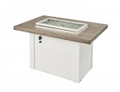 44" Driftwood Havenwood Rectangular Gas Fire Pit Table With White Base 14 44" Driftwood Havenwood Rectangular Gas Fire Pit Table With White Base -Dimplex Shop 5 340