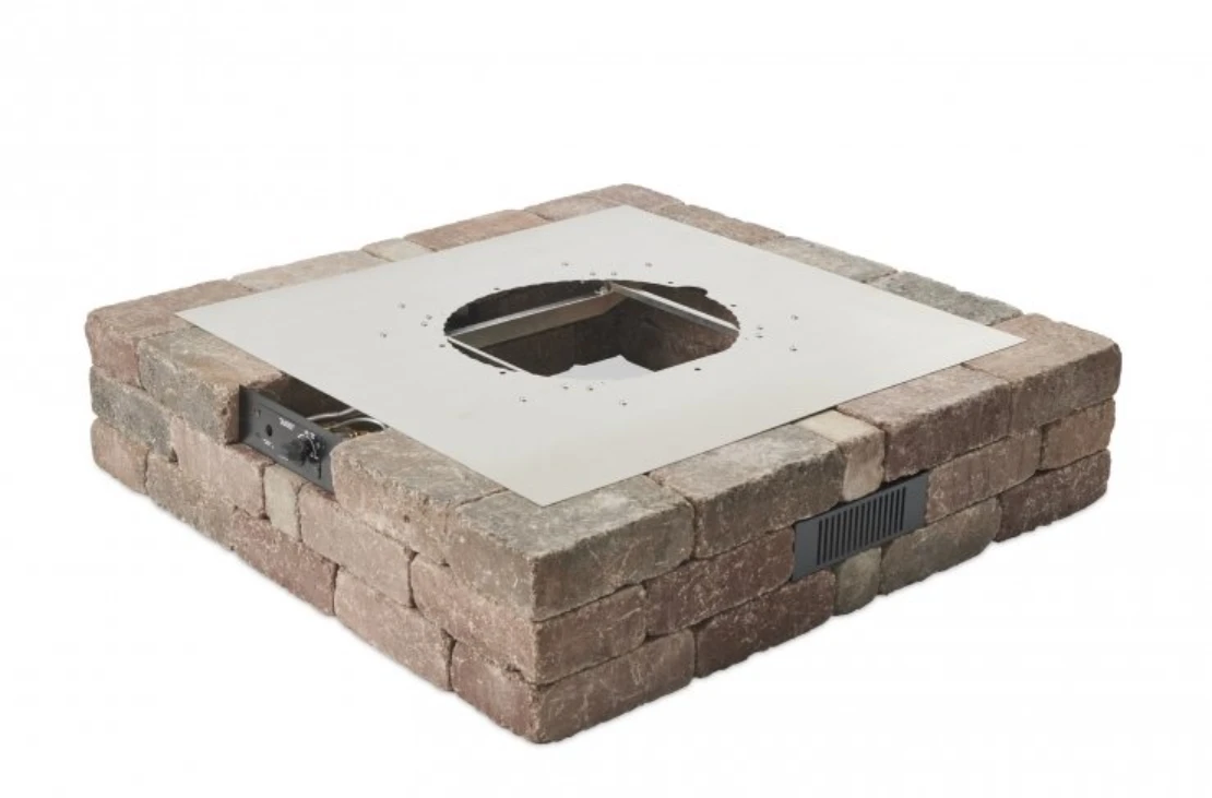 Bronson Block Square DIY Gas Fire Pit Kit 5 Bronson Block Square DIY Gas Fire Pit Kit - Image 5