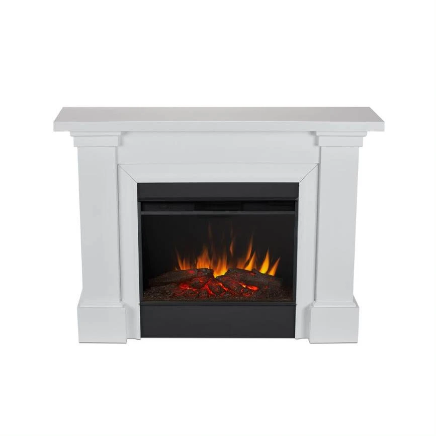 64" Manus White Electric Fireplace 5 64" Manus White Electric Fireplace - Image 5