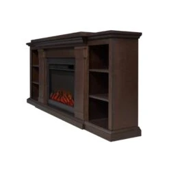 74" Winterset Dark Walnut Electric Fireplace -Dimplex Shop 5 350