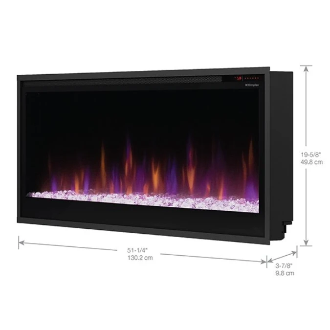 50" Dimplex Multi-Fire Slim Built-in Linear Electric Fireplace 5 50" Dimplex Multi-Fire Slim Built-in Linear Electric Fireplace - Image 5