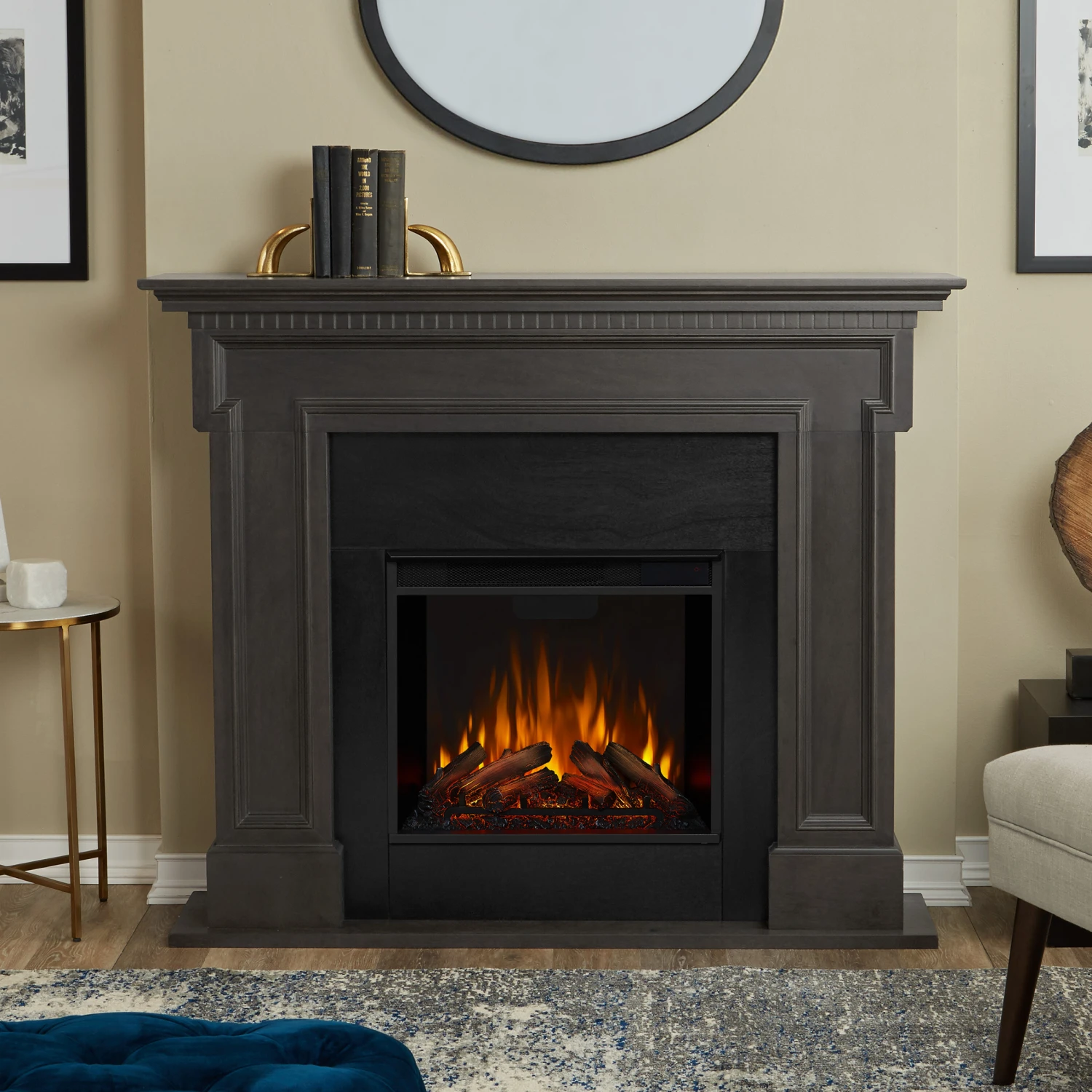 54" Thayer Gray Electric Fireplace (DISCONTINUED) 1 54" Thayer Gray Electric Fireplace (DISCONTINUED)