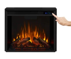 56" Belford Grey Media Electric Fireplace -Dimplex Shop 5910E DW 4199 Demo Touch Screen 10