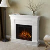 40.94" Chateau White Electric Fireplace