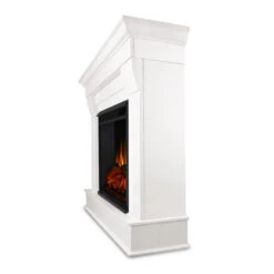 40.94" Chateau White Electric Fireplace 21 40.94" Chateau White Electric Fireplace -Dimplex Shop 5910E W Side