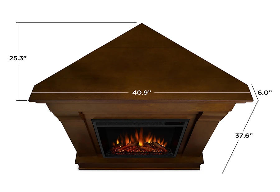 40.94" Chateau Espresso Corner Electric Fireplace 6 40.94" Chateau Espresso Corner Electric Fireplace - Image 6