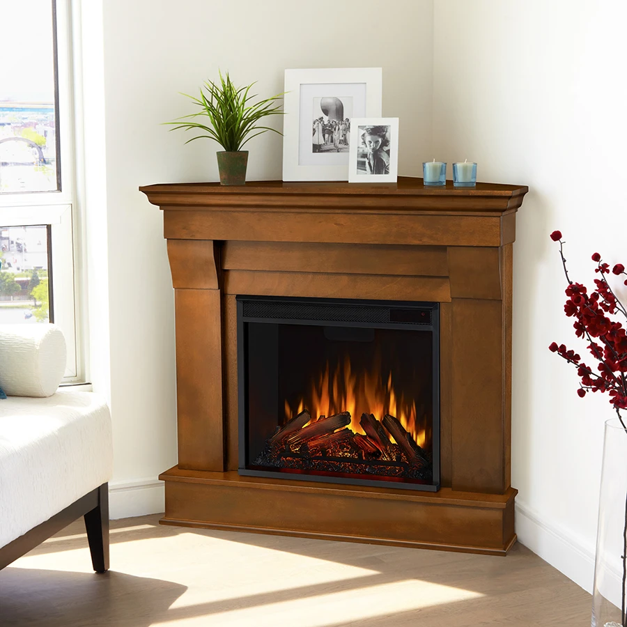 40.94" Chateau Espresso Corner Electric Fireplace 1 40.94" Chateau Espresso Corner Electric Fireplace