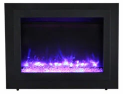 37" Sierra Clearance Electric Fireplace With Dual Steel Surrounding 25 37" Sierra Clearance Electric Fireplace With Dual Steel Surrounding -Dimplex Shop 6 110 1