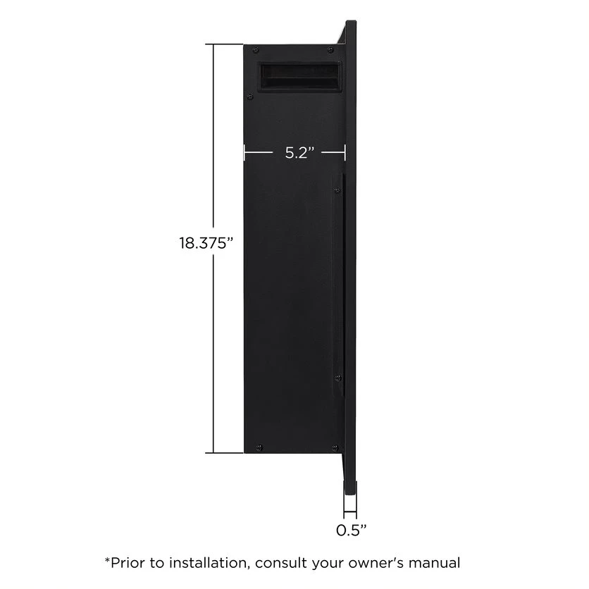 49” Wall Mounted/Recessed Electric Fireplace 5 49” Wall Mounted/Recessed Electric Fireplace - Image 5