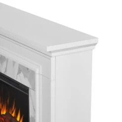 61.25" Merced White Electric Fireplace -Dimplex Shop 6 156
