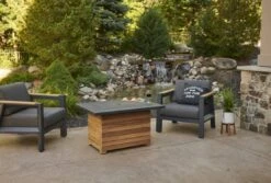44" Darien Rectangular Gas Fire Pit Table With Everblend Top -Dimplex Shop 6 242